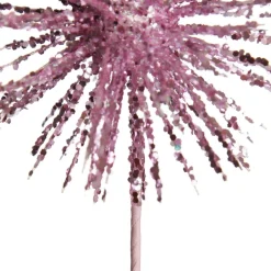 Pink Starburst Sparkle Pick Christmas Tree Picks|