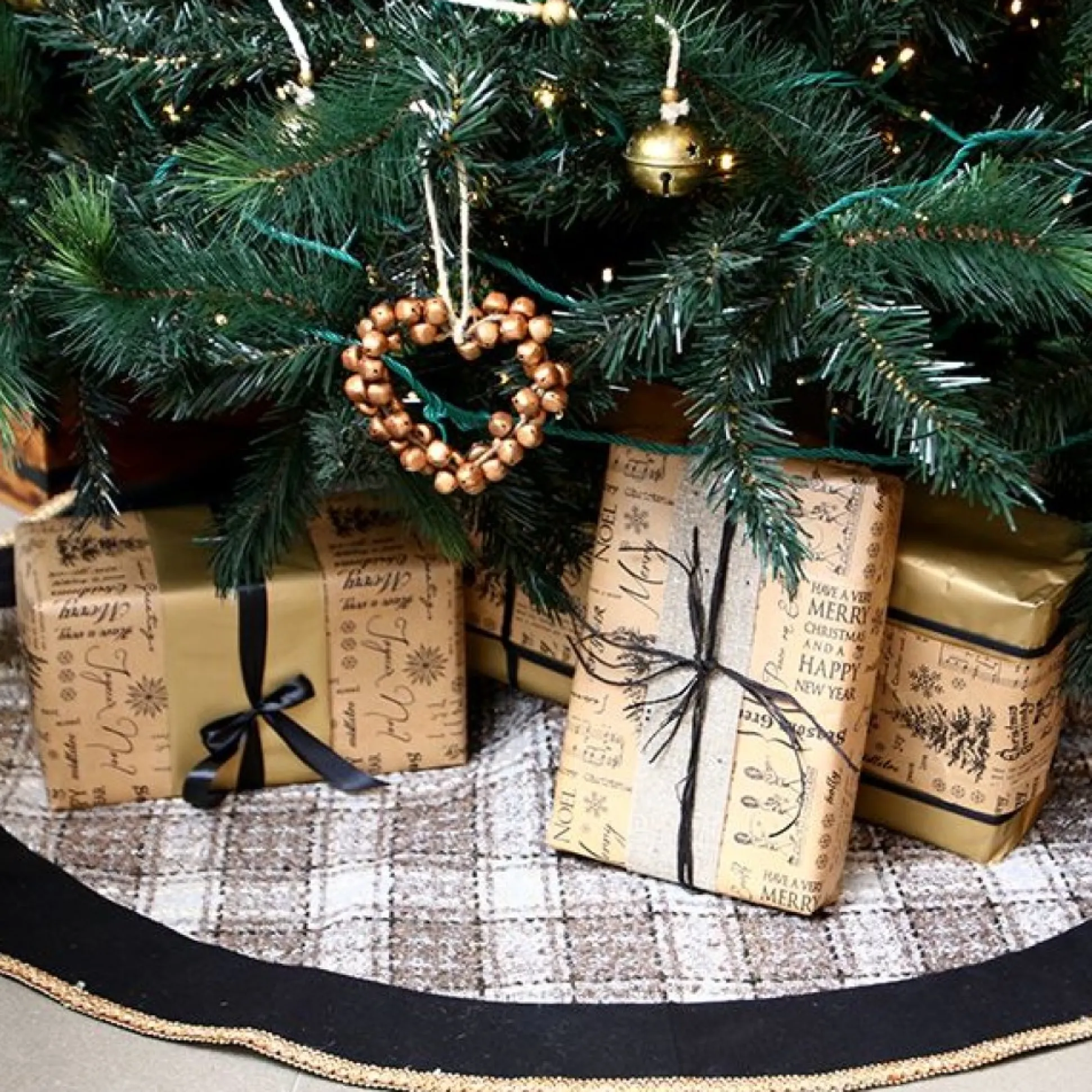 Plaid Christmas Tree Skirt Christmas Tree Skirts|