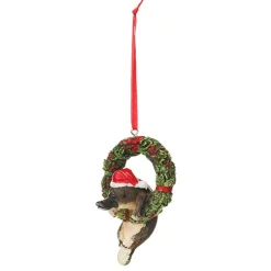 Platypus in Wreath Australiana Christmas Tree Decoration Australian Tree Decorations|