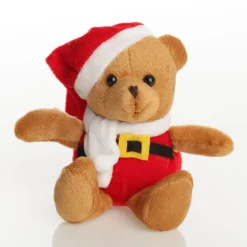 Plush Teddy in Santa Suit Childrens Stocking Stuffers|