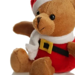 Plush Teddy in Santa Suit Childrens Stocking Stuffers|