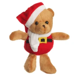 Plush Teddy in Santa Suit Childrens Stocking Stuffers|
