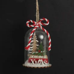 Plywood Combi Dome Hanging Decoration Christmas Tree Decorations|