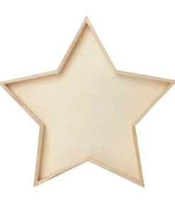 Plywood Craft Star Tray - Set of 3 Christmas Craft Supplies|
