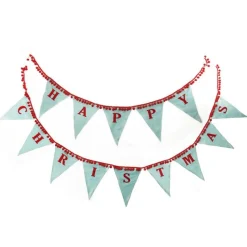 Pom Pom Christmas Bunting Tree Garlands|