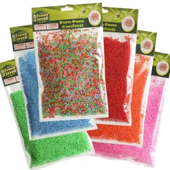 Pom Pom Foam Confetti Christmas Craft Supplies|