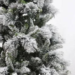 Pre-lit Snow Flocked Fir Christmas Tree Christmas Trees|