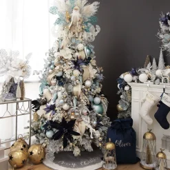 Pre-lit Snow Flocked Fir Christmas Tree Christmas Trees|