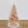 Pre-lit Snow Flocked Pink Fir Christmas Tree Christmas Trees|