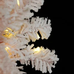 Pre-lit Snow Flocked Pink Fir Christmas Tree Christmas Trees|