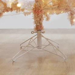 Pre-lit Snow Flocked Pink Fir Christmas Tree Christmas Trees|