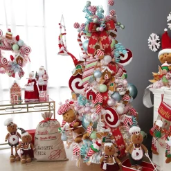 Pre-lit Snow Flocked Pink Fir Christmas Tree Christmas Trees|