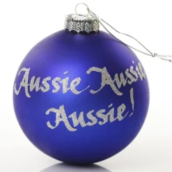 Proud Aussie Flag Christmas Bauble Personalised Baubles|