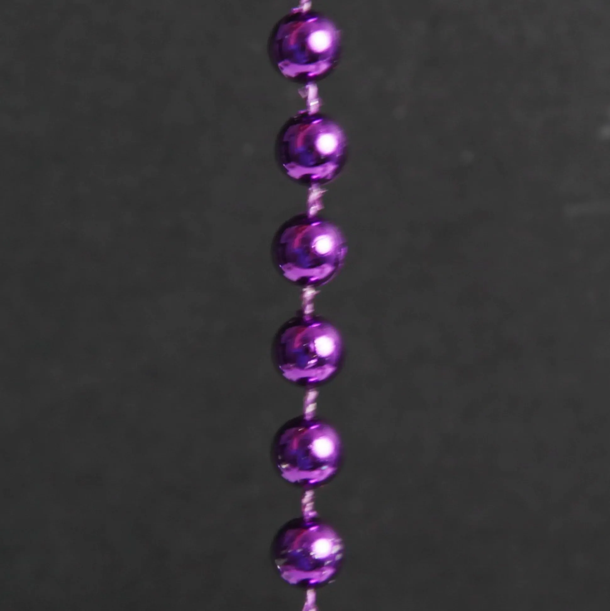 Purple Bead Chain Christmas Garland Tree Garlands|