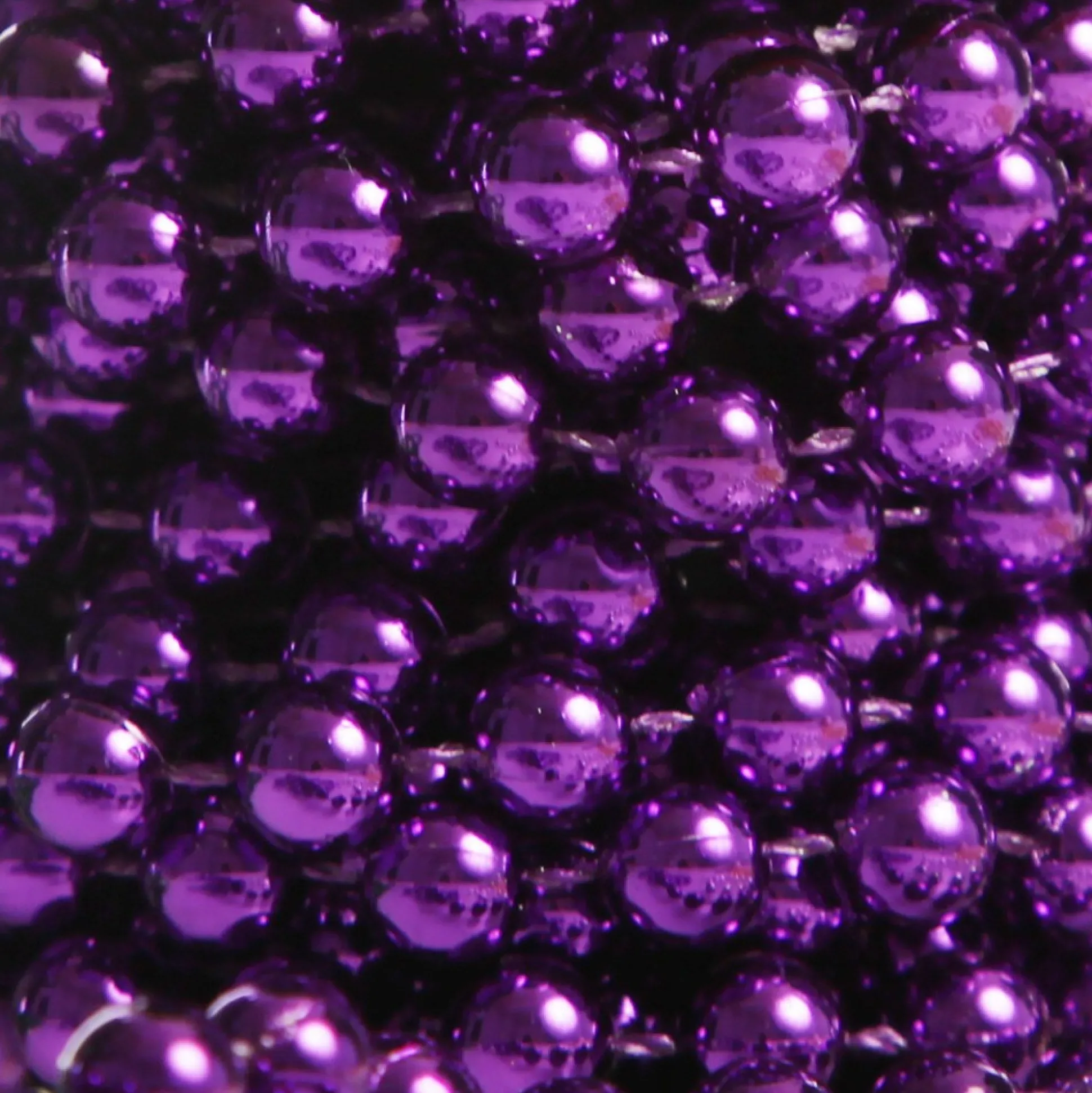 Purple Bead Chain Christmas Garland Tree Garlands|