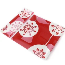 Rectangle Glass Christmas Platter Christmas Table Decor|