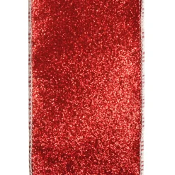 Red and White Dots and Stripe Candy Cane Christmas Ribbon - 6.5cm Ribbons|