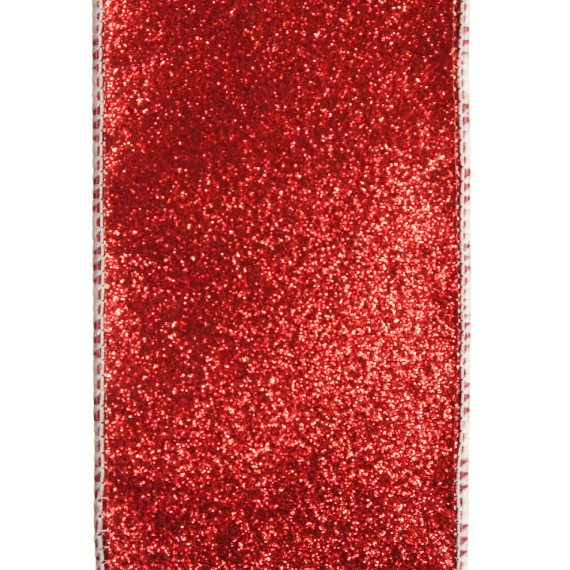 Red and White Dots and Stripe Candy Cane Christmas Ribbon - 6.5cm Ribbons|