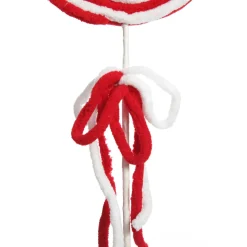 Red and White Felt Lollipop Christmas Pick Christmas Tree Picks|