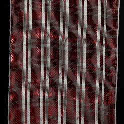 Red and White Stripe Decomesh Roll Decomesh|