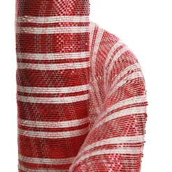 Red and White Stripe Decomesh Roll Decomesh|