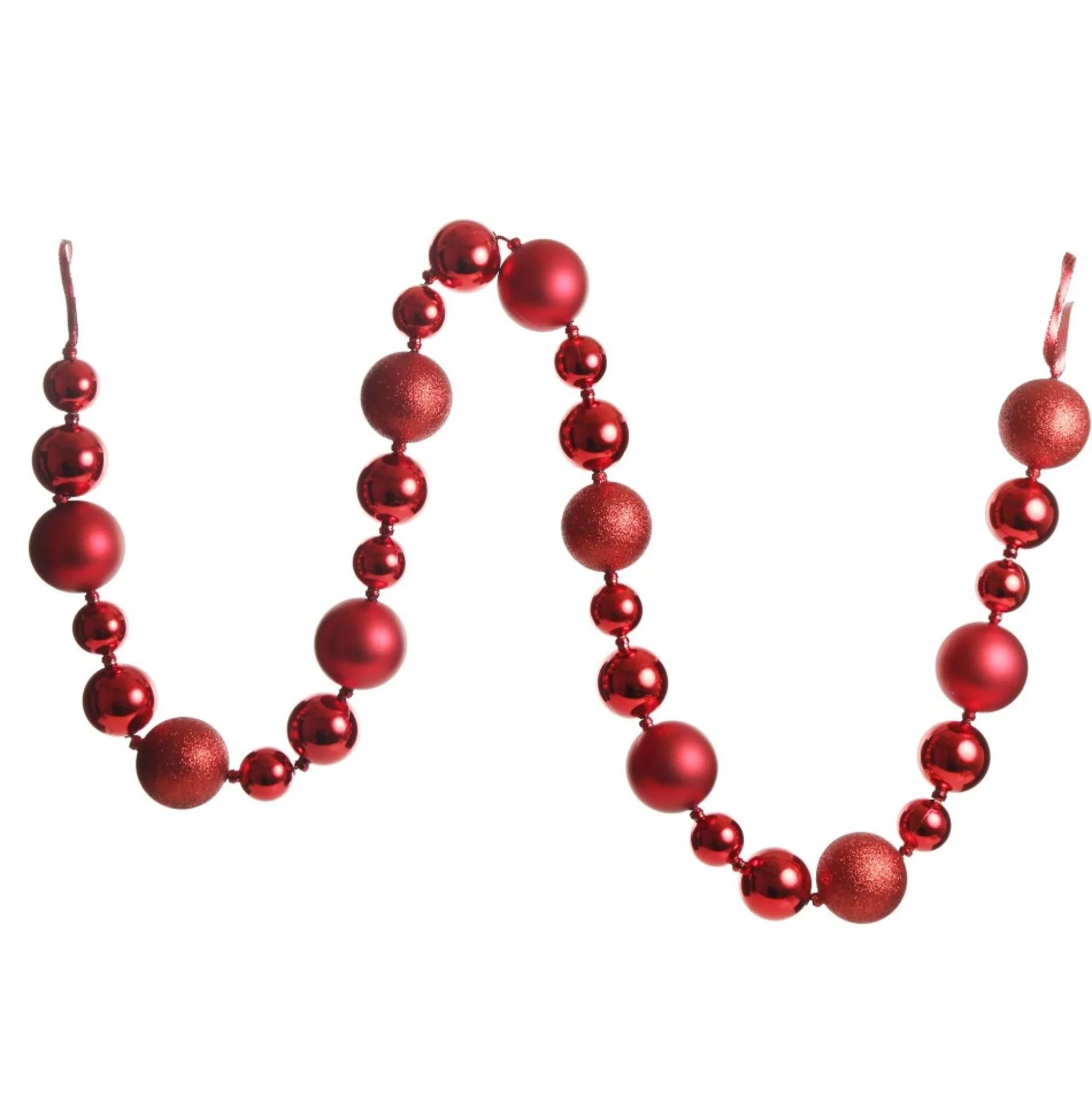 Red Bauble Christmas Garland Tree Garlands|