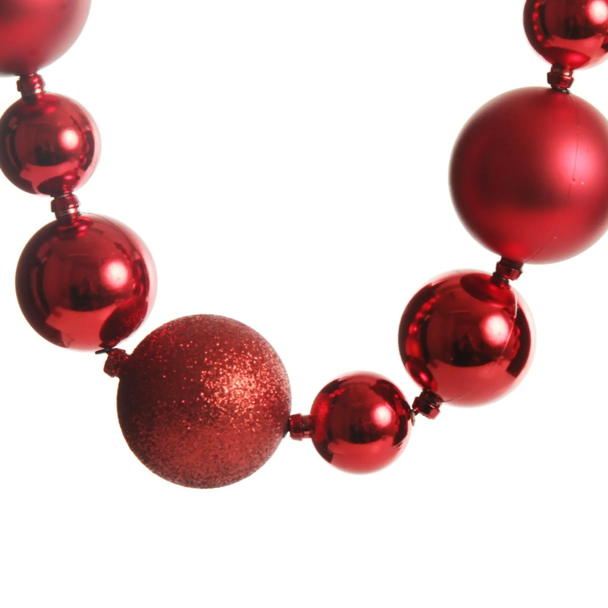 Red Bauble Christmas Garland Tree Garlands|