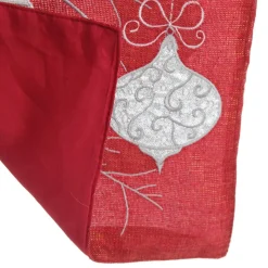 Red Bauble Christmas Table Runner Christmas Table Decor|