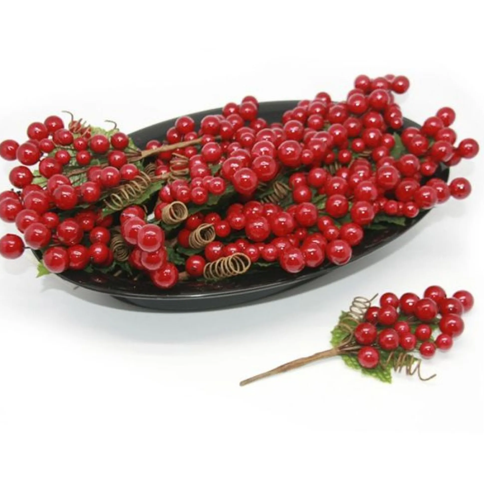 Red Berry Pick - Set of 2 Christmas Pick|