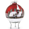 Red Christmas Village Bauble Personalised Baubles|