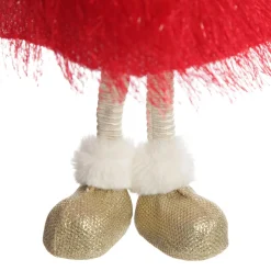 Red Dress Fabric Standing Angel Christmas Angels|