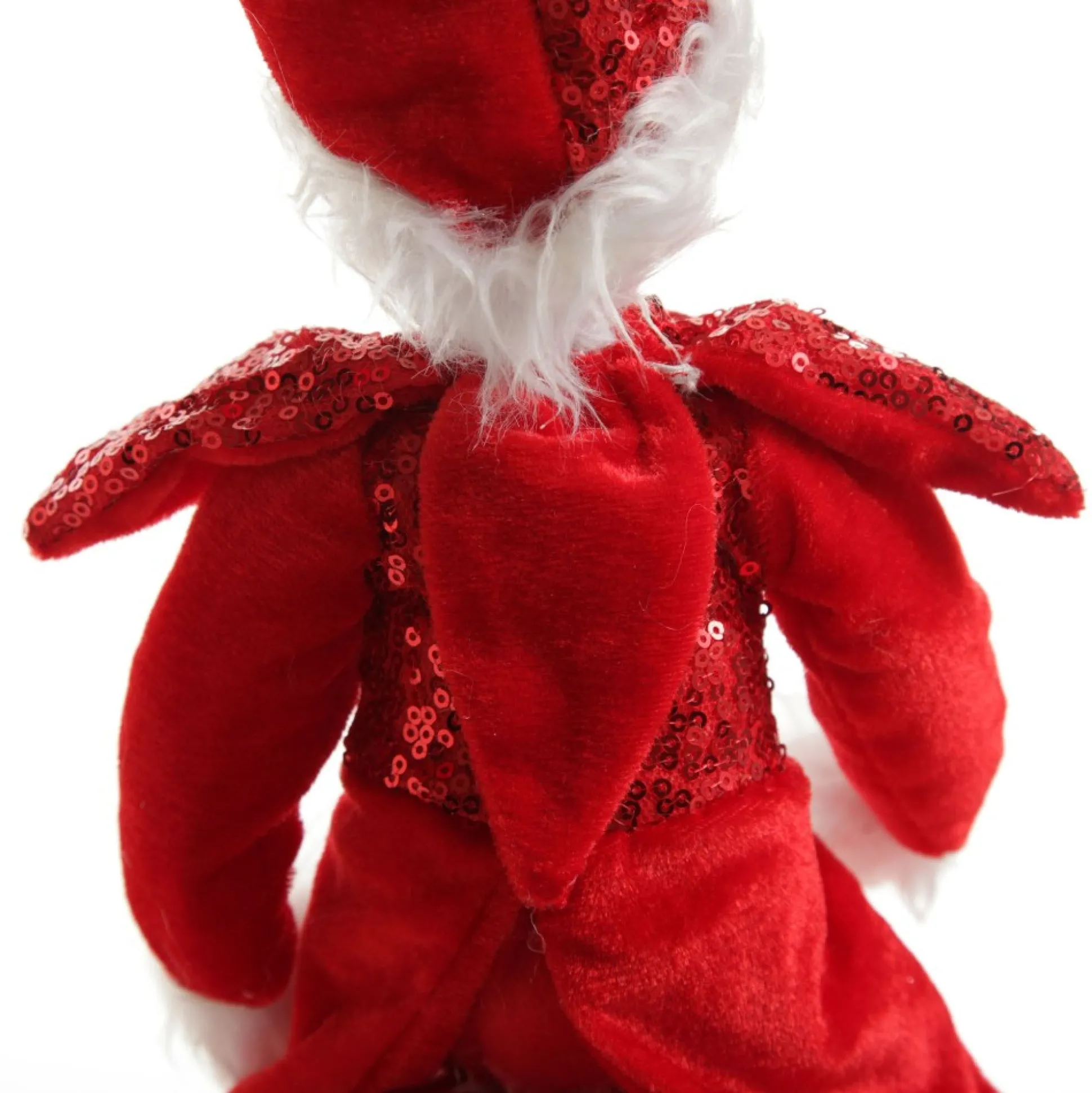 Red Elf on Bauble Christmas Ornament Christmas Elves And Fairies|