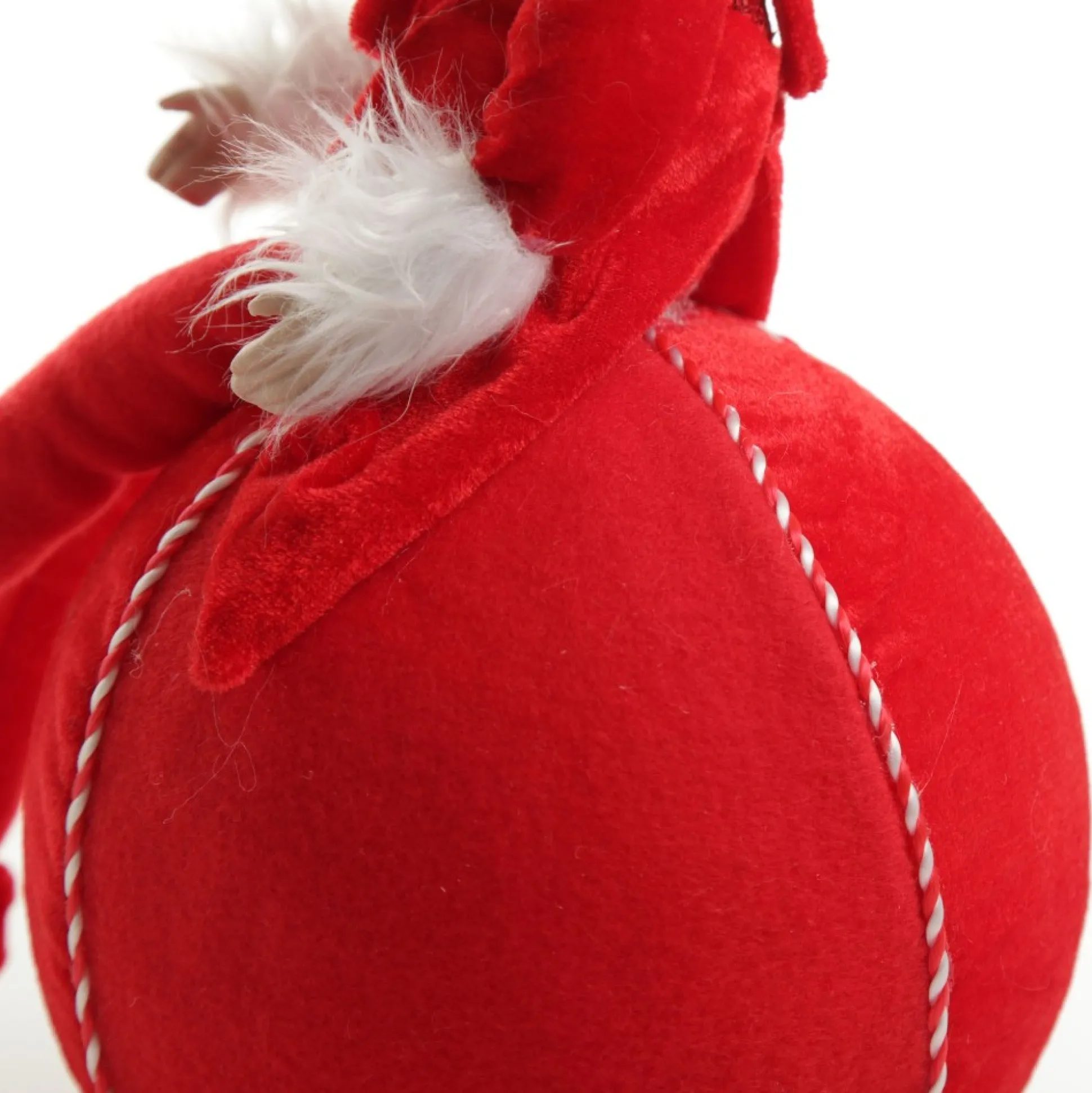 Red Elf on Bauble Christmas Ornament Christmas Elves And Fairies|