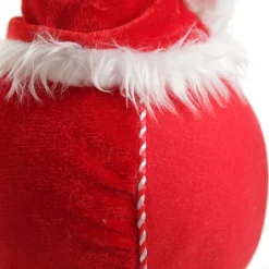 Red Elf on Bauble Christmas Ornament Christmas Elves And Fairies|