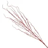Red Glitter Branch Christmas Sprays|