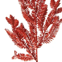 Red Glitter Pine Spray Christmas Sprays|