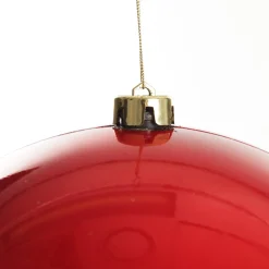 Red Jumbo Shatterproof Christmas Bauble Decoration Shatterproof Baubles|