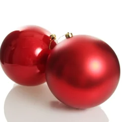 Red Jumbo Shatterproof Christmas Bauble Decoration Shatterproof Baubles|