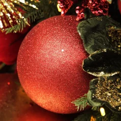 Red Jumbo Shatterproof Christmas Bauble Decoration Shatterproof Baubles|