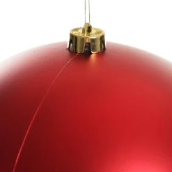 Red Jumbo Shatterproof Christmas Bauble Decoration Shatterproof Baubles|