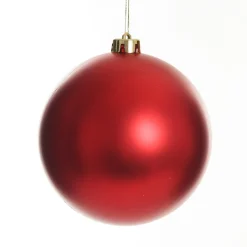 Red Jumbo Shatterproof Christmas Bauble Decoration Shatterproof Baubles|