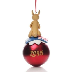 Red Kangaroo Christmas Character Bauble Personalised Baubles|
