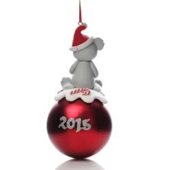 Red Koala Christmas Character Bauble Personalised Baubles|