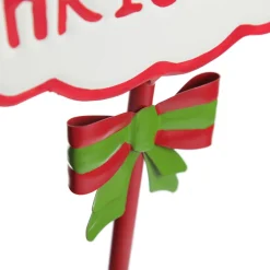 Red Merry Christmas Standing Sign Ornament Christmas Ornaments|