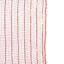 Red Metallic Thread Decomesh Roll Diy Wreaths|