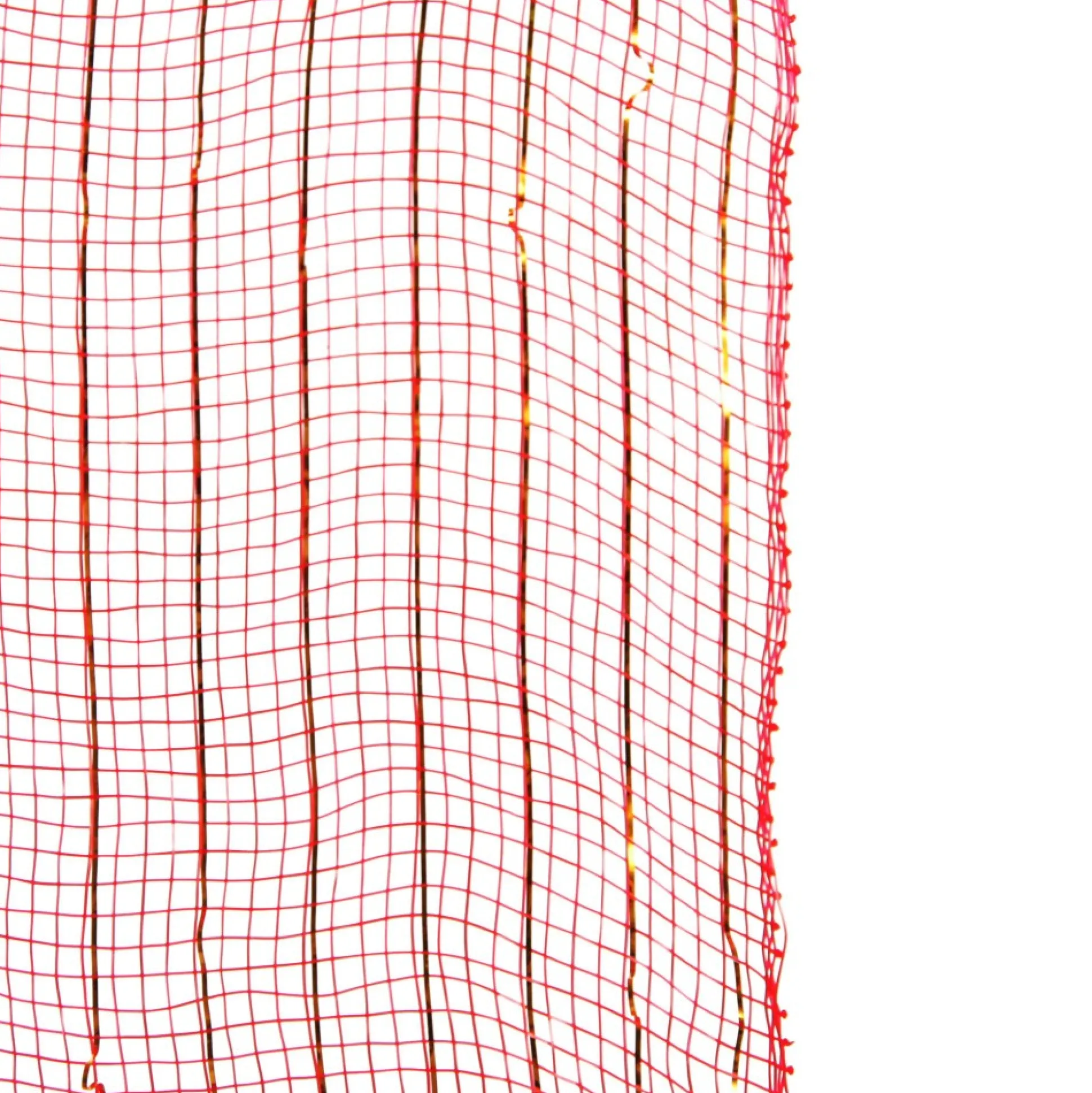 Red Metallic Thread Decomesh Roll Diy Wreaths|