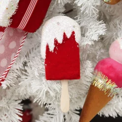 Red Popsicle Christmas Tree Decoration Christmas Tree Decorations|