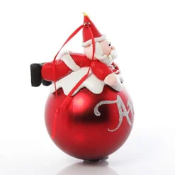 Red Santa Christmas Character Bauble Personalised Baubles|