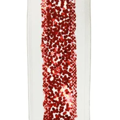 Red Sequin Wired Christmas Ribbon Ribbons|