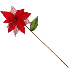 Red Velvet Sequin Flower Christmas Flowers|